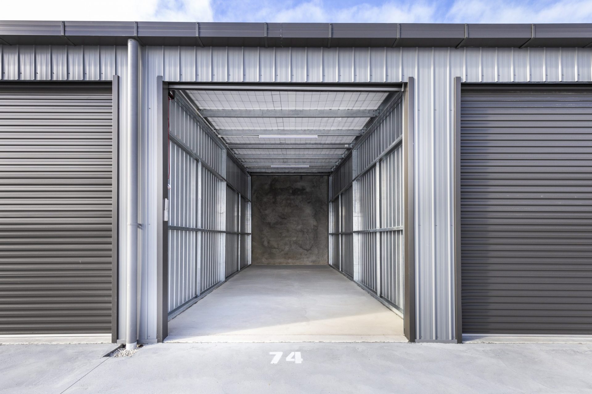 Looking into storage facility